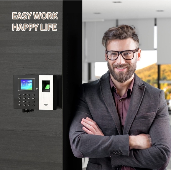 SVANTTO Time Clock for Employees Small Business with Finger Scan, RFID, and PIN - Picture 6 of 6